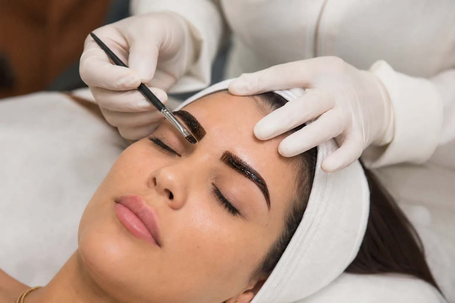 Coloração de Sobrancelha com Henna — procedimento e aplicação