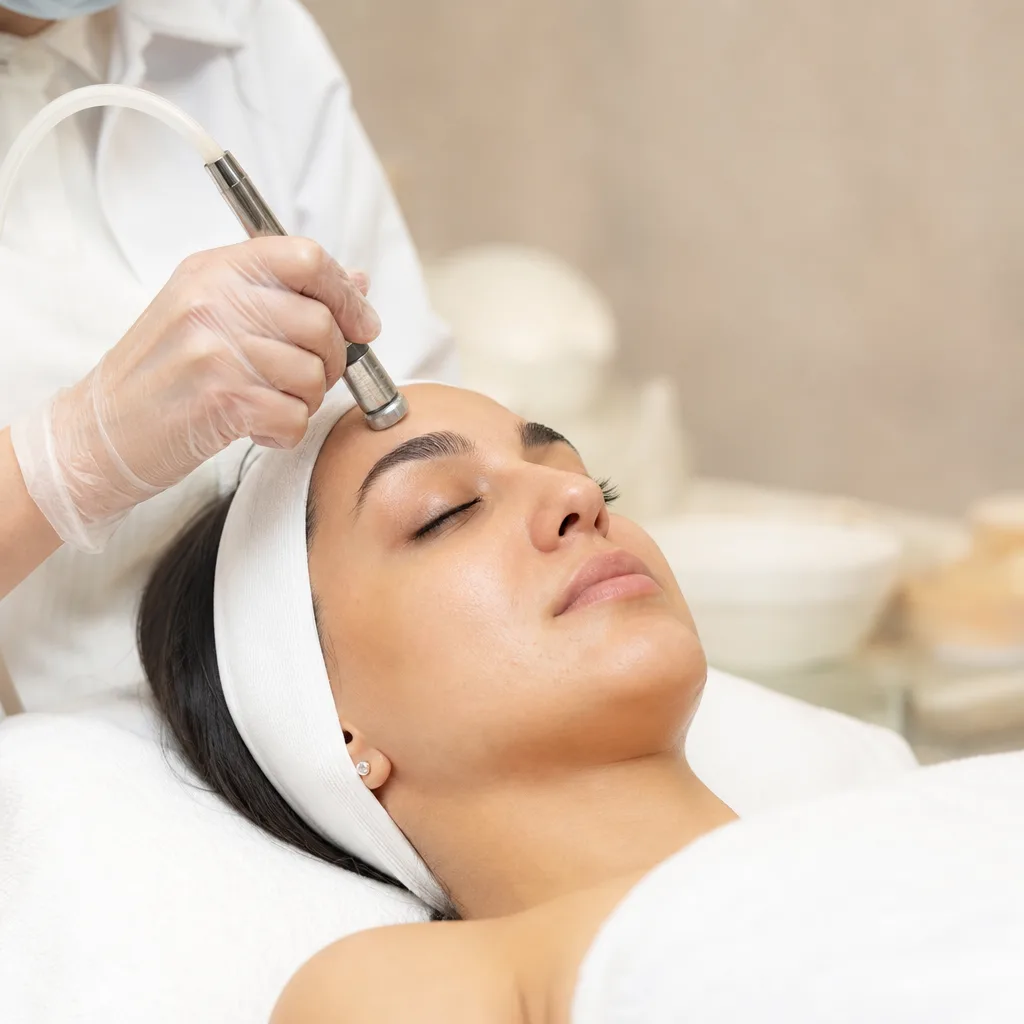 Peeling de Diamante — Evita o aparecimento da acne, ressecamento ou oleosidade excessiva.
