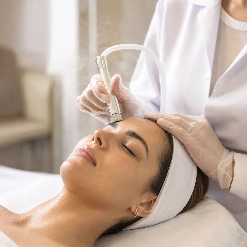 Peeling de Diamante — Regulariza o pH da pele;