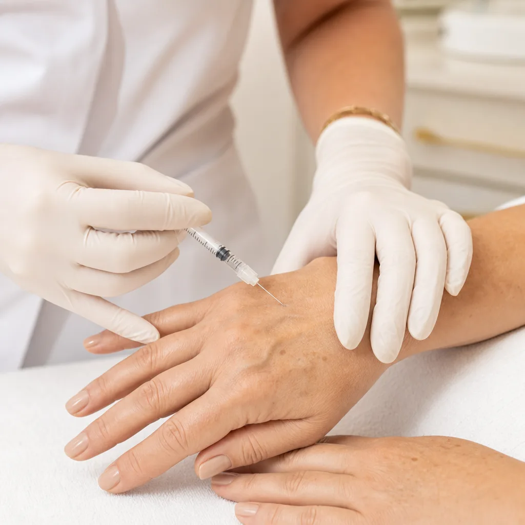 Rejuvenescimento das Mãos — Melhora a firmeza, a elasticidade e a textura da pele.